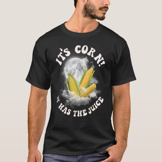 コーン大きな塊でノブ付きジュース付き5 Tシャツ (正面)
