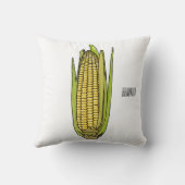 コーン漫画イラストレーション クッション (裏面)