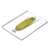 コーン漫画イラストレーション ノートブック (左側)