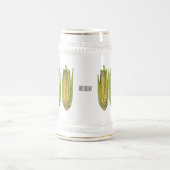 コーン漫画イラストレーション ビールジョッキ (中央)