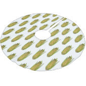 コーン漫画イラストレーション ブラッシュドポリエステルツリースカート (アングル)