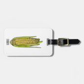 コーン漫画イラストレーション ラゲッジタグ (正面横)