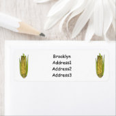 コーン漫画イラストレーション ラベル (インサイチュ)