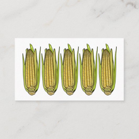 コーン漫画イラストレーション 名刺 (裏面)