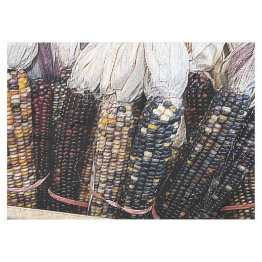 コーン絵を描 テーブルクロス (正面(横))