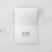 コーン花とバスケット悔やみや弔慰ありがとう カード (内部)