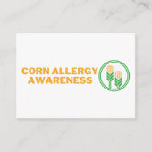 コーン認識度カード由来の成分 エンクロージャーカード (正面)