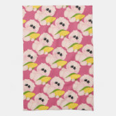 コーン豚の漫画のキッチンタオル キッチンタオル (縦)