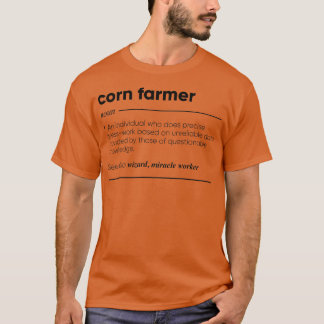 コーン農家 おもしろい Tシャツ