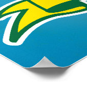 コーン食べ物を与えプリント ポスター (角)