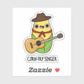 コーン・トリー歌手おもしろいコーン・プン シール (シート)