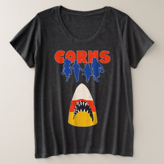コーン プラスサイズTシャツ (デザイン正面)