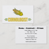 コーン·ユーモアのあるラバー 名刺 (正面/裏面)