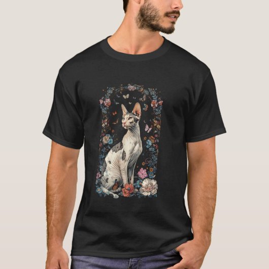コーン・レックスの花 Tシャツ (正面)