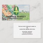 コーン | 食料品店プロデュース・スタンドの名刺 名刺 (正面/裏面)