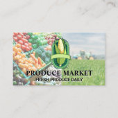 コーン | 食料品店プロデュース・スタンドの名刺 名刺 (正面)