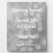 コーヴ結婚ィドシンボルや象徴パーソナライズされた額 フォトプラーク (正面)