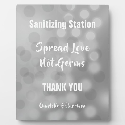 コーヴ結婚ィドシンボルや象徴パーソナライズされた額 フォトプラーク (正面)