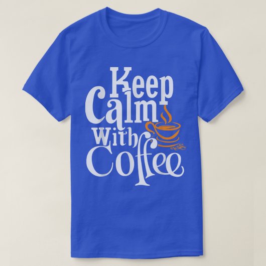 コー保ヒで落ち着いておもしろい Tシャツ (デザイン正面)