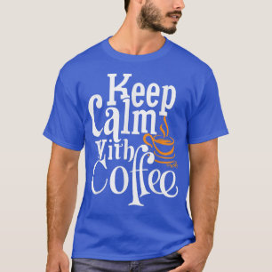 コー保ヒで落ち着いておもしろい Tシャツ