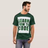コー学ド方法（緑） Tシャツ (正面フル)