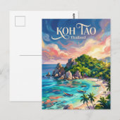 コー タオ タイランド ポストカード (正面/裏面)
