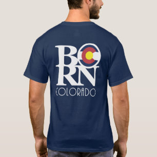 コ生まれロラド(バックプリント) Tシャツ