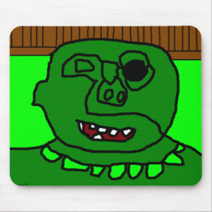 コ絵を描ピー マウスパッド