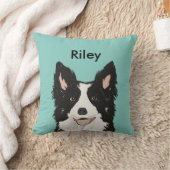 コ縁どリーピカスタムロー名前をカスタムする クッション (ブランケット)