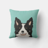 コ縁どリーピカスタムロー名前をカスタムする クッション (裏面)