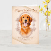 ゴおもしろいールデンマザーズデイカード カード (黄色い花)