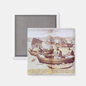 ゴアのボート マグネット (正面/裏面)