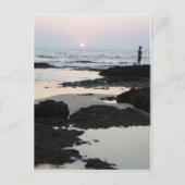 ゴアの夕日 ポストカード (正面)