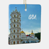 ゴアインディアバケーションクリスマスオーナメント セラミックオーナメント (右)