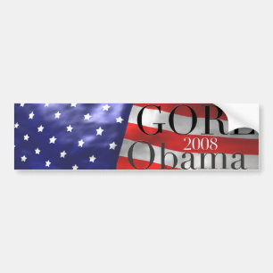 ゴアオバマ2008年 バンパーステッカー