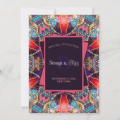 ゴアカラフル特サイケデリック別イベントパーティー 招待状 (正面)