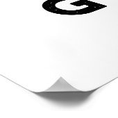 ゴアテおもしろいヤギ茶パン ポスター (角)