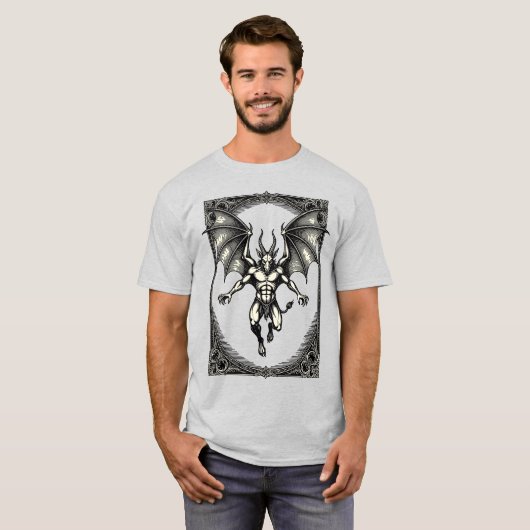 ゴアプ・ゴシック・ゲエティック・ガーディアン・イン・モーション Tシャツ (正面フル)