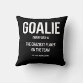ゴアリーギアゴールキーパー定義おもしろいサッカーホック クッション (裏面)