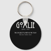ゴアリーギアゴールキーパー定義サッカーホッケー キーホルダー (正面)