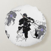 ゴアリーズロック！ホッケープレーヤー ラウンドクッション (裏面)