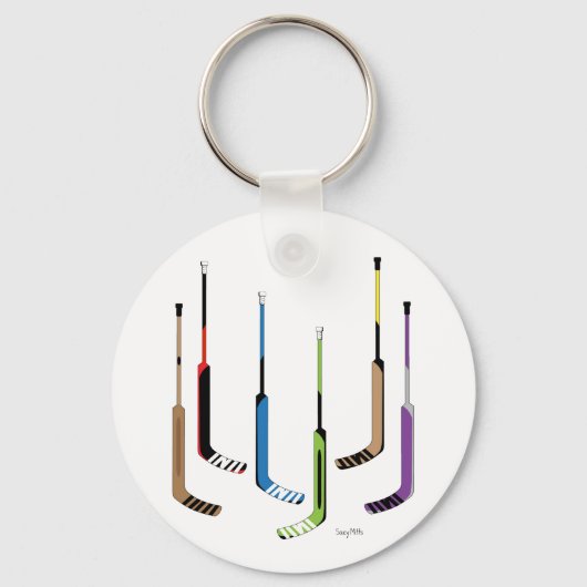 ゴアリー・ホッケースティック キーホルダー (正面)