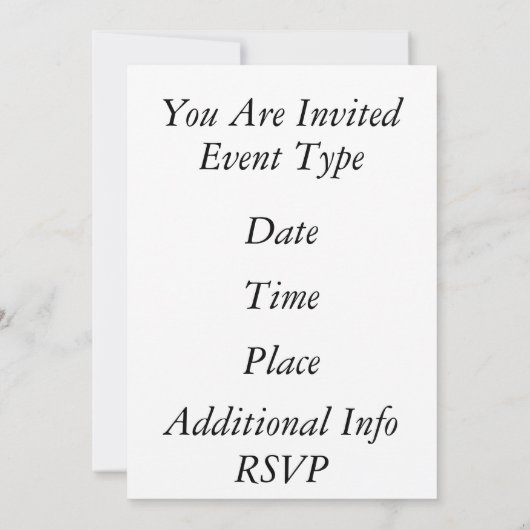 ゴアリー 招待状 (裏面)