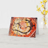 ゴアンナズアットサンライズカード カード (黄色い花)