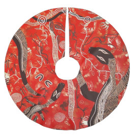 ゴアンナ夢を見るクリスマスツリースカート ブラッシュドポリエステルツリースカート