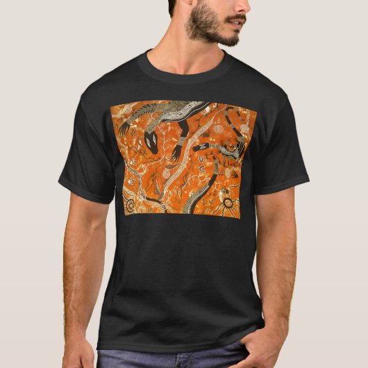 ゴアンナ夢を見る地球 Tシャツ (正面)