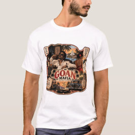 ゴアンマフィア - ゴアの誇り Tシャツ