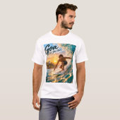 ゴア - あなたの波を見つけよう Tシャツ (正面フル)