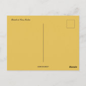 ゴア・インドのビーチでの夕日 ポストカード (裏面)