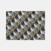 ゴア・インド フリースブランケット (正面(横))